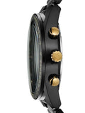 Michael Kors Warren Chronograph Black Dial Black Steel Strap Watch For Men - MK9113 Authentic Buy Shop Now