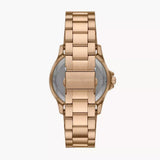 Michael Kors Everest Three Hand Quartz Black Dial Gold Steel Strap Watch For Men - MK9140 Authentic Buy Shop Now