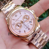 Michael Kors Paris Limited Edition Rose Gold Dial Steel Strap Watch for Women - MK5716 Authentic Buy Shop Now