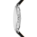 Michael Kors Portia Quartz White Dial Black Leather Strap Watch For Women - MK2658 Authentic Buy Shop Now