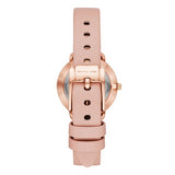 Michael Kors Petite Portia Silver Dial Pink Rubber Strap Watch For Women - MK2735 Authentic Buy Shop Now