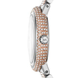 Michael Kors Taryn Quartz White Dial Two Tone Steel Strap Watch For Women - MK4461 Authentic Buy Shop Now