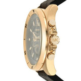 Michael Kors Brecken Chronograph Black Dial Brown Leather Strap Watch For Men - MK8849 Authentic Buy Shop Now