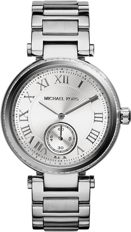 Michael Kors Skylar Silver Dial Silver Steel Strap Watch for Women - MK5866 Authentic Buy Shop Now