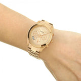 Fossil Boyfriend Multifunction Rose Gold Dial Rose Gold Steel Strap Watch for Women - ES3885 Authentic Buy Shop Now