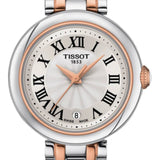 Tissot Bellissima Lady Small Mother of Pearl Dial Two Tone Steel Strap Watch For Women - T126.010.22.013.01 Authentic Buy Shop Now
