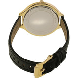 Michael Kors Slim Runway Quartz Gold Dial Black Leather Strap Watch For Women - MK2392 Authentic Buy Shop Now