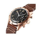 Breitling Avi 1953 Edition Black Dial Brown Leather Strap Watch for Men - RB0920131B1X1 Authentic Buy Shop Now