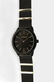 Calvin Klein Minimal Black Dial Black Steel Strap Watch For Men - K3M524Z1 Authentic Buy Shop Now
