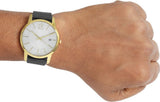 Calvin Klein City Mother of Pearl White Dial Black Leather Strap Watch for Men - K2G2G5C6 Authentic Buy Shop Now