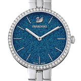 Swarovski Cosmopolitan Blue Dial Silver Steel Strap Watch for Women - 5517790 Authentic Buy Shop Now