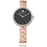 Swarovski Cosmopolitan Black Dial Rose Gold Steel Strap Watch for Women - 5517797 Authentic Buy Shop Now