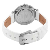 Daniel Wellington Petite Bondi White Dial White Leather Strap Watch For Women - DW00100250 Authentic Buy Shop Now