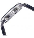 Emporio Armani Chronograph Blue Dial Blue Leather Strap Watch For Men - AR1889 Authentic Buy Shop Now