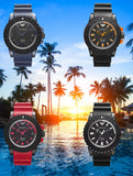 Emporio Armani Sportivo Quartz Black Dial Black Silicone Strap Watch For Men - AR5969 Authentic Buy Shop Now