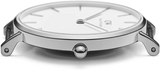 Daniel Wellington Classic Petite St Mawes White Dial Brown Leather Strap Watch For Women - DW00100187 Authentic Buy Shop Now