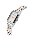 Emporio Armani Gianni T Bar Mother of Pearl Dial Two Tone Steel Strap Watch For Women - AR11146 Authentic Buy Shop Now