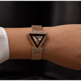 Guess Fame Diamonds Rose Gold Dial Rose Gold Mesh Bracelet Watch for Women - GW0508L3 Authentic Buy Shop Now
