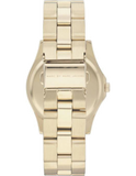 Marc Jacobs Blade Gold Dial Gold Steel Strap Watch for Women - MBM3126 Authentic Buy Shop Now