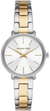 Michael Kors Pyper Quartz Silver Dial Two Tone Steel Strap Watch For Women - MK1041 Authentic Buy Shop Now