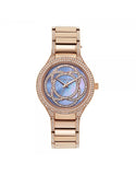 Michael Kors Kerry Purple Dial Rose Gold Stainless Steel Strap Watch for Women - MK3482 Authentic Buy Shop Now