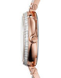 Michael Kors Skylar Quartz Rose Gold Dial Rose Gold Steel Strap Watch For Women - MK5971 Authentic Buy Shop Now