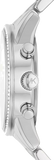 Michael Kors Ritz Chronograph Crystals Silver Dial Silver Steel Strap Watch For Women - MK7301 Authentic Buy Shop Now
