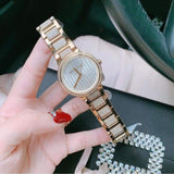 Michael Kors Gabbi Crystals Gold Dial Gold Steel Strap Watch For Women - MK3985 Authentic Buy Shop Now