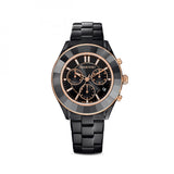 Swarovski Octea Lux Sport Black Dial Black Steel Strap Unisex Watch - 5610472 Authentic Buy Shop Now