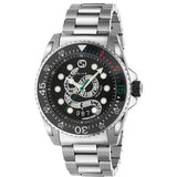 Gucci Dive Snake Black Dial Silver Steel Strap Watch For Men - YA136218 Authentic Buy Shop Now