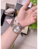 Guess Cosmo Diamonds Silver Dial Two Tone Steel Strap Watch for Women - GW0033L4 Authentic Buy Shop Now