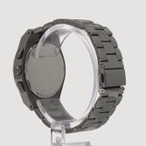 Michael Kors Lennox Chronograph Black Dial Grey Steel Strap Watch For Men - MK9118 Authentic Buy Shop Now