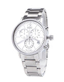 Calvin Klein Post Minimal White Dial Silver Steel Strap Watch for Men - K7627126 Authentic Buy Shop Now