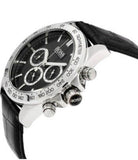 Hugo Boss Ikon Black Dial Black Leather Strap Watch for Men - 1513178 Authentic Buy Shop Now