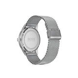 Hugo Boss Legacy Grey Dial Silver Mesh Bracelet Watch for Men - 1513673 Authentic Buy Shop Now