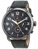 Tommy Hilfiger Briggs Black Dial Black Leather Strap Watch for Men - 1791426 Authentic Buy Shop Now