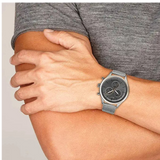 Hugo Boss Companion Chronograph Grey Dial Silver Mesh Bracelet Watch For Men - 1513549 Authentic Buy Shop Now