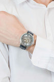 Maserati Epoca Automatic Skeleton Dial Black Leather Strap Watch For Men - R8821118002 Authentic Buy Shop Now