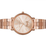 Michael Kors Jaryn Quartz Rose Gold Dial Rose Gold Steel Strap Watch For Women - MK3501 Authentic Buy Shop Now