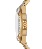 Michael Kors Lennox Gold Dial Gold Steel Strap Watch For Women - MK1062 Authentic Buy Shop Now