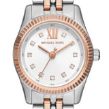 Michael Kors Lexington Three-Hand White Dial Two Tone Steel Strap Watch for Women - MK4817 Authentic Buy Shop Now