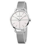 Calvin Klein Even White Dial Silver Mesh Bracelet Watch for Women - K7B23126 Authentic Buy Shop Now