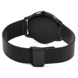 Calvin Klein Minimal Black Dial Black Mesh Bracelet Watch for Men - K3M214B1 Authentic Buy Shop Now