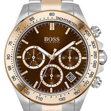 Hugo Boss Novia Brown Dial Two Tone Steel Strap Watch for Women - 1502617 Authentic Buy Shop Now