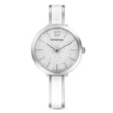 Swarovski Crystalline Delight Silver Dial Two Tone Steel Strap Watch for Women - 5580537 Authentic Buy Shop Now