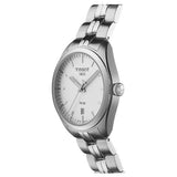 Tissot PR 100 Quartz White Dial Silver Steel Strap Watch For Women - T101.410.11.031.00 Authentic Buy Shop Now