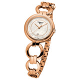 Tissot T Lady Flamingo Mother of Pearl Dial Rose Gold Steel Strap Watch for Women - T094.210.33.116.01 Authentic Buy Shop Now