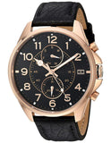 Tommy Hilfiger Dean Chronograph Quartz Black Dial Black Leather Strap Watch for Men - 1791273 Authentic Buy Shop Now