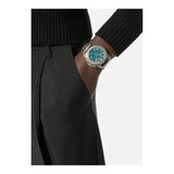 Versace Greca Action Chronograph Quartz Green Dial Silver Steel Strap Watch for Men - VE3J00422 Authentic Buy Shop Now