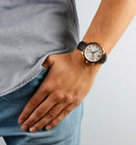 Tissot Quickster Chronograph 42mm White Dial Brown Leather Strap Watch For Men - T095.417.36.037.00 Authentic Buy Shop Now